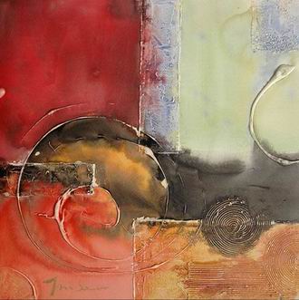 Abstract Color oil painting